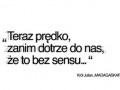 To bez sensu...