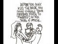 Before You may kiss the bride