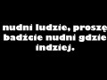 Nudni ludzie...