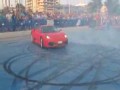 Palenie gumy Ferrari F430
