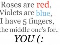 Roses are red