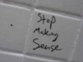 Stop making sense