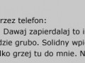 Rozmowa dresiarza przez telefon