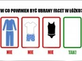 W co powinien być ubrany facet w łóżku?
