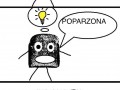 Człowiek suchar - poparzona