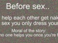 Before sex