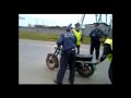 Chciał się przejechac na motorze