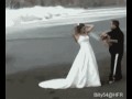 Panna młoda na plaży