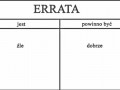 Errata