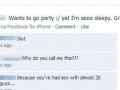 Wants to go party