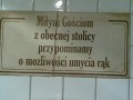 Przypominamy o możliwości umycia rąk