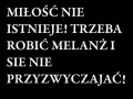 Miłość nie istnieje...