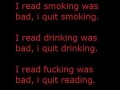 I read...