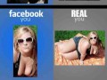 Facebook vs real