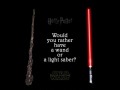 Star Wars vs Harry Potter