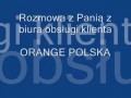 Rozmowa z konsultantką Orange
