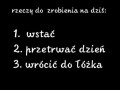 Rzeczy do zrobienia na dziś