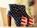 USA flag shoes