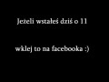 Wstałeś o 11
