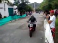 Wypadek podczas wyścigu motocyklowego