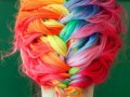 Rainbow hair