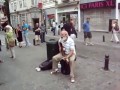 Old street guitar player