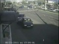Wypadek karetki na skrzyżowaniu