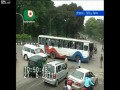 Autobus kontra autobus - Wypadek