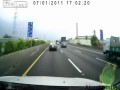 Wypadek na autostradzie w Chinach