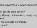 Sprzątaczka została zgwałcona...