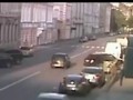 Nissan GT-R rozbija auta w Moskwie