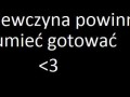 Dziewczyna powinna umieć gotować