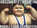 Kurczak ryż i kreatyna