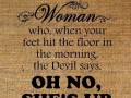 Be that woman
