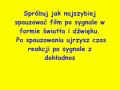 Test na szybkość reakcji, jak szybko zatrzymałeś?