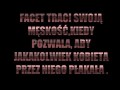 Kiedy facet traci swoją męskość...