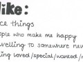 I like