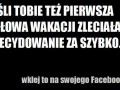Połowa wakacji