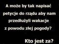 Kto jest za przedłużeniem wakacji