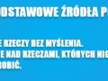 Dwa podstawowe źródła porażek