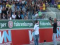Kibic Polonii na meczu z Borussią w Austrii