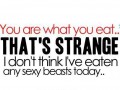 You are what You eat