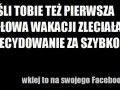 Wakacje - Zdecydowanie za szybko