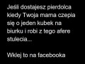Czepianie o kubek