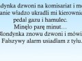 Blondynka dzwoni na komisariat
