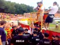 Policja w sektorze kibiców Jagiellonii