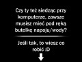 Siedząc przy komputerze