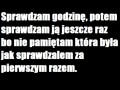 Sprawdzam godzinę...