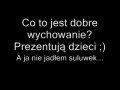 Dobre wychowanie wg dzieci