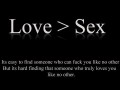 Love ... Sex